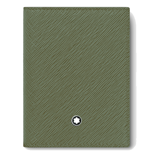 Carry your business cards with this Montblanc Sartorial 4CC Clay Green Business Card Holder