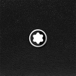 montblanc mst 6cc black compact wallet emblem