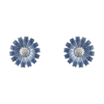 Georg Jensen's Sterling Silver Blue Daisy Stud Earrings are great for everyday and can be paired with a necklace or bracelet from the Daisy range or worn on their own.