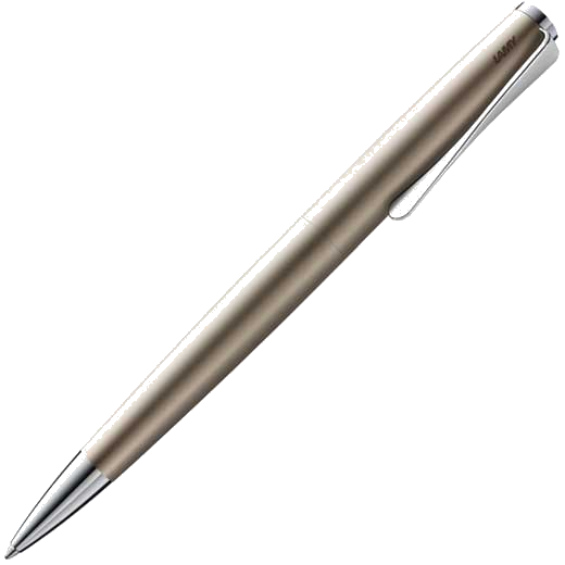 This is the LAMY Studio Palladium Ballpoint Pen.