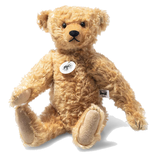 This is Steiff's Replica 1906 RMS Teddy Bear.