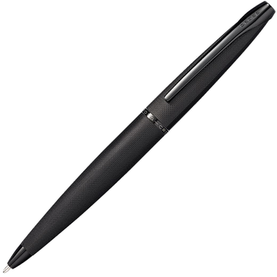 cross atx brushed black ballpoint pen