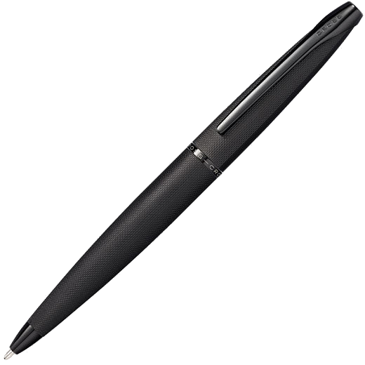 This Brushed Black ATX Ballpoint Pen was designed by Cross.