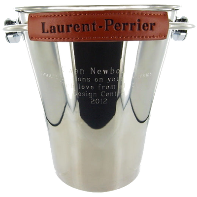 laurent perrier bucket cooler retirement engraving roman outline font 39e2dc5a1b316a80444007f2038a87bc
