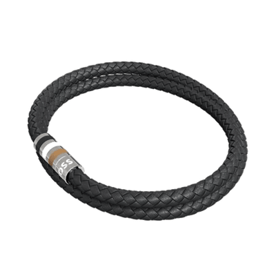 bernt braided leather brace