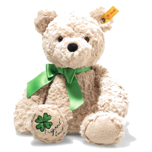 Steiff's Soft Cuddly Friends Jimmy Good Luck Teddy Bear makes a great gift for anyone who needs a little support or good luck on their side.