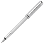hugo boss filament chrome fountain pen cap off
