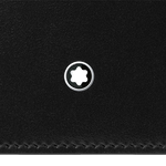montblanc mst black 15cc long wallet emblem