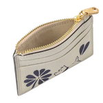 3 radley cut out floral chalk leather small coin purse 111423