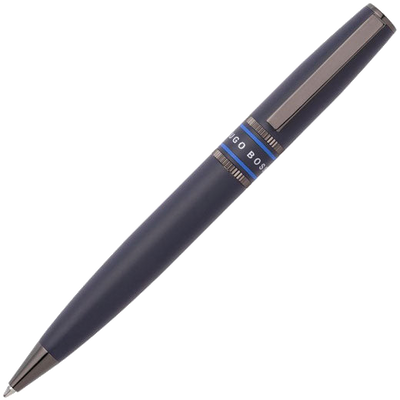 hugo boss illusion gear blue ballpoint pen
