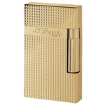 s t dupont ligne 2 yellow gold diamond head lighter