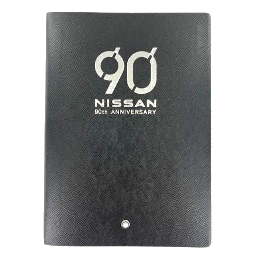 Notebook Silver Foil Embossing - Nissan 90th Anniversary
