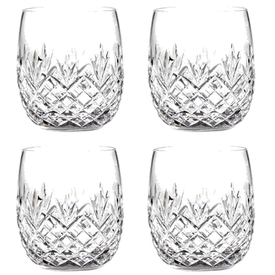 These Edinburgh 4 x 35cl Gin & Tonic Barrel Tumblers have been designed by Royal Scot Crystal.