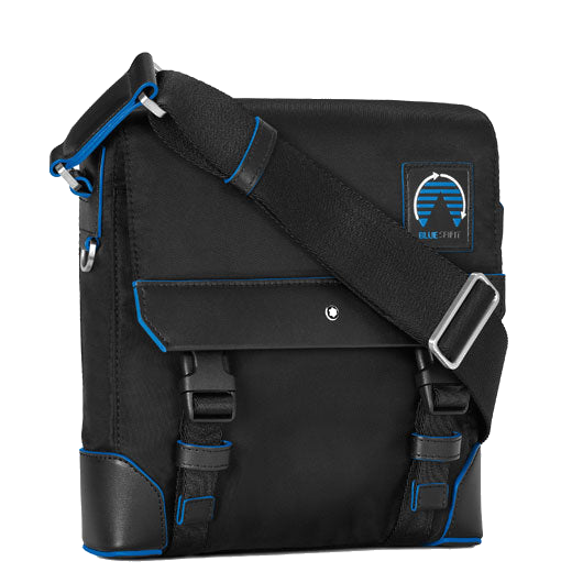montblanc blue spirit envelope bag