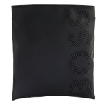 boss goodwin black faux leather envelope bag