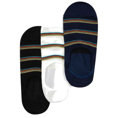 1 paul smith signature stripe no show loafer socks 3 pack m1a sock p401 1a
