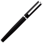 hugo boss chrome formation herringbone fountain pen cap on