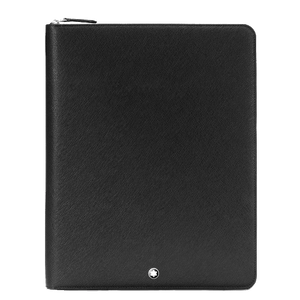 Montblanc Sartorial Notepad Holder Zip Around Black Saffiano