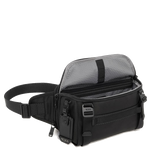 tumi alpha bravo black platoon sling bag side