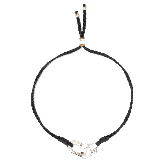 Paul Smith Men's Black Oval Link Bracelet