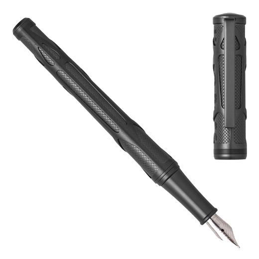 Hugo Boss Craft Fountain Pen Gunmetal