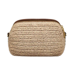 2 radley dukes place natural crochet medium zip top cross body bag 111374