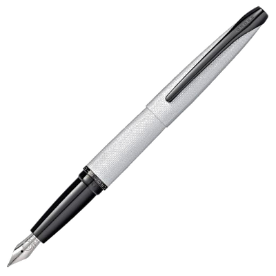 cross atx 886 43 brushed chrome fountain pen