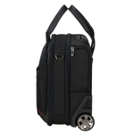 rolling laptop bag in black