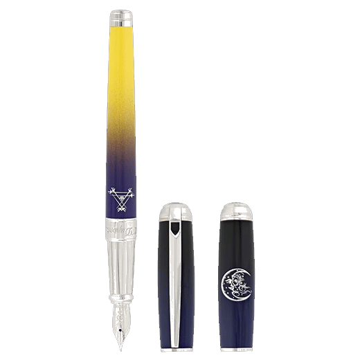 S. T. Dupont Montecristo La Nuit Line D Fountain Pen