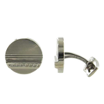 round hugoboss cufflinks