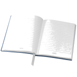 montblanc 163 indigo lined fine stationery notebook inside
