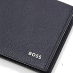 boss navy leather 8cc walle
