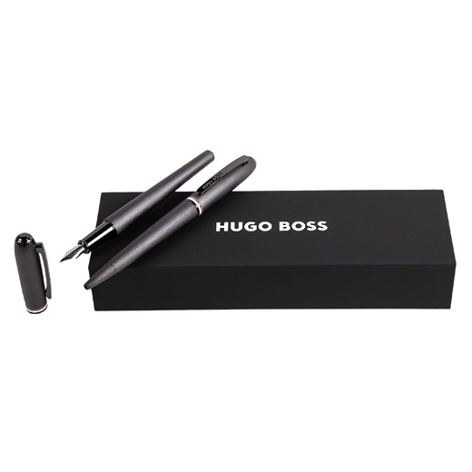 This Hugo Boss Contour Iconic Fountain Pen & Ballpoint Pen Set would make a great gift for a writing enthusiast.