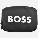 The gift bag from the BOSS 2-Pack Black Cotton Blend Regular Length Socks with Gift Set Bag.