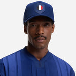 The BOSS Poulin-BC D'LUX-Flag Blue Polyester Twill Cap with France Flag Badge by BOSS.