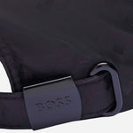 The adjustable strap on the BOSS Seth 'B' Monogram Black Cap.