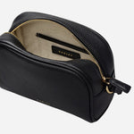 Inside the Radley The Daily Black Small Zip Top Cross Body Bag.