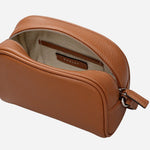 Inside the Radley The Daily Toffee Brown Small Zip Top Cross Body Bag.