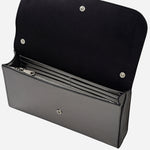 Inside the The Rathbone Silver Micro Flapover Cross Body Bag.