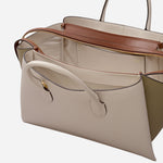 Inside the Radley The Romilly Salt Leather Large Ziptop Multiway Bag.