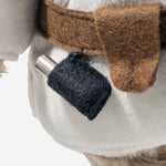 Close up of the Steiff x Star Wars™ Limited Edition 28 cm Luke Skywalker™ Teddy Bear.