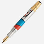 The Montblanc Masters of Art Limited Edition 888 Homage to Henri Matisse Fountain Pen M with cap off.