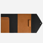 Inside the Montblanc Meisterstück Brown Leather Great Masters Ferrari Classica Medium Envelope Notes Holder.