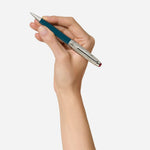 The Meisterstück Doué Teal Romeo & Juliet Midsize Ballpoint Pen by Montblanc.