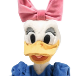 Embroidered eyes on the 85th Anniversary Disney Daisy Duck.