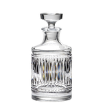 royal scot crystal art deco round spirit decanter