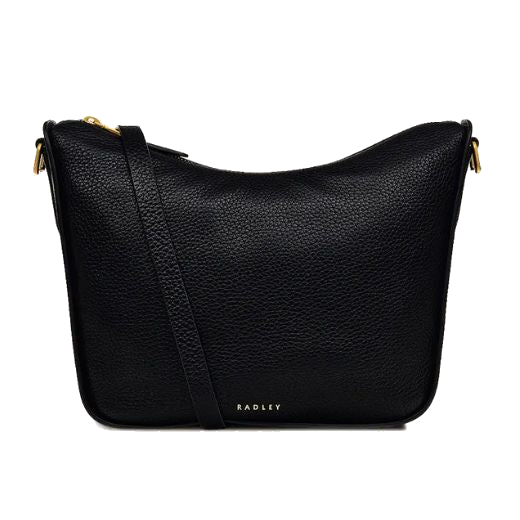 This Radley Oak Street Black Leather Medium Cross Body Bag is great for casual days or wearing to work as it is quite spacious.