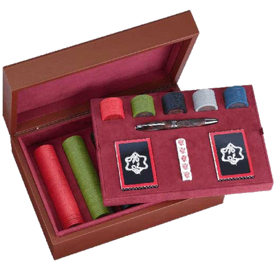 montblanc x purdey coffret poker game set inside