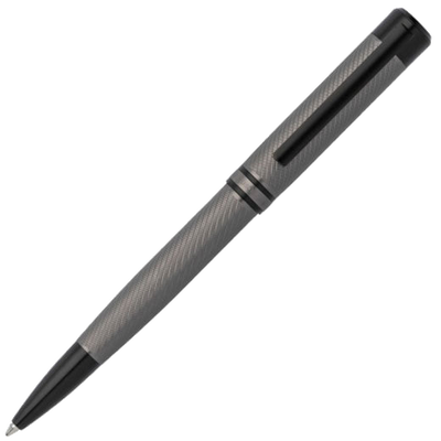 hugo boss filament gun grey ballpoint pen