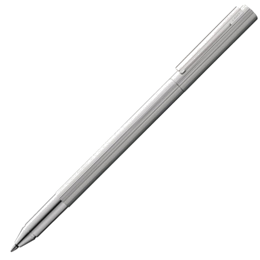 LAMY CP1 Guilloche stainless steel rollerball pen.
